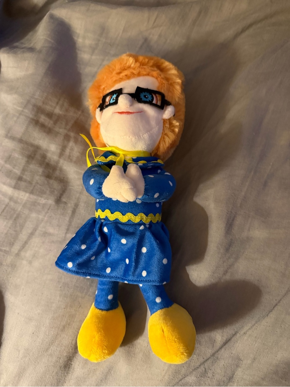 Mrs Beasley like plush doll